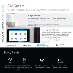 Spitzer Sales Store -Spitzer Sales Store matte black modern forms ceiling fans with lights fr w1801 60l mb 1d 1000