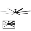 Hydra 120 in. 3000K Integrated LED Indoor/Outdoor Matte Black Smart Ceiling Fan with Light Kit and Wall Control by Modern Forms