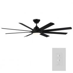 Hydra 80 in. 3000K Integrated LED Indoor/Outdoor Matte Black Smart Ceiling Fan with Light Kit and Wall Control by Modern Forms 13 Hydra 80 in. 3000K Integrated LED Indoor/Outdoor Matte Black Smart Ceiling Fan with Light Kit and Wall Control by Modern Forms -Spitzer Sales Store matte black modern forms ceiling fans with lights fr w1805 80l mb 4f 1000