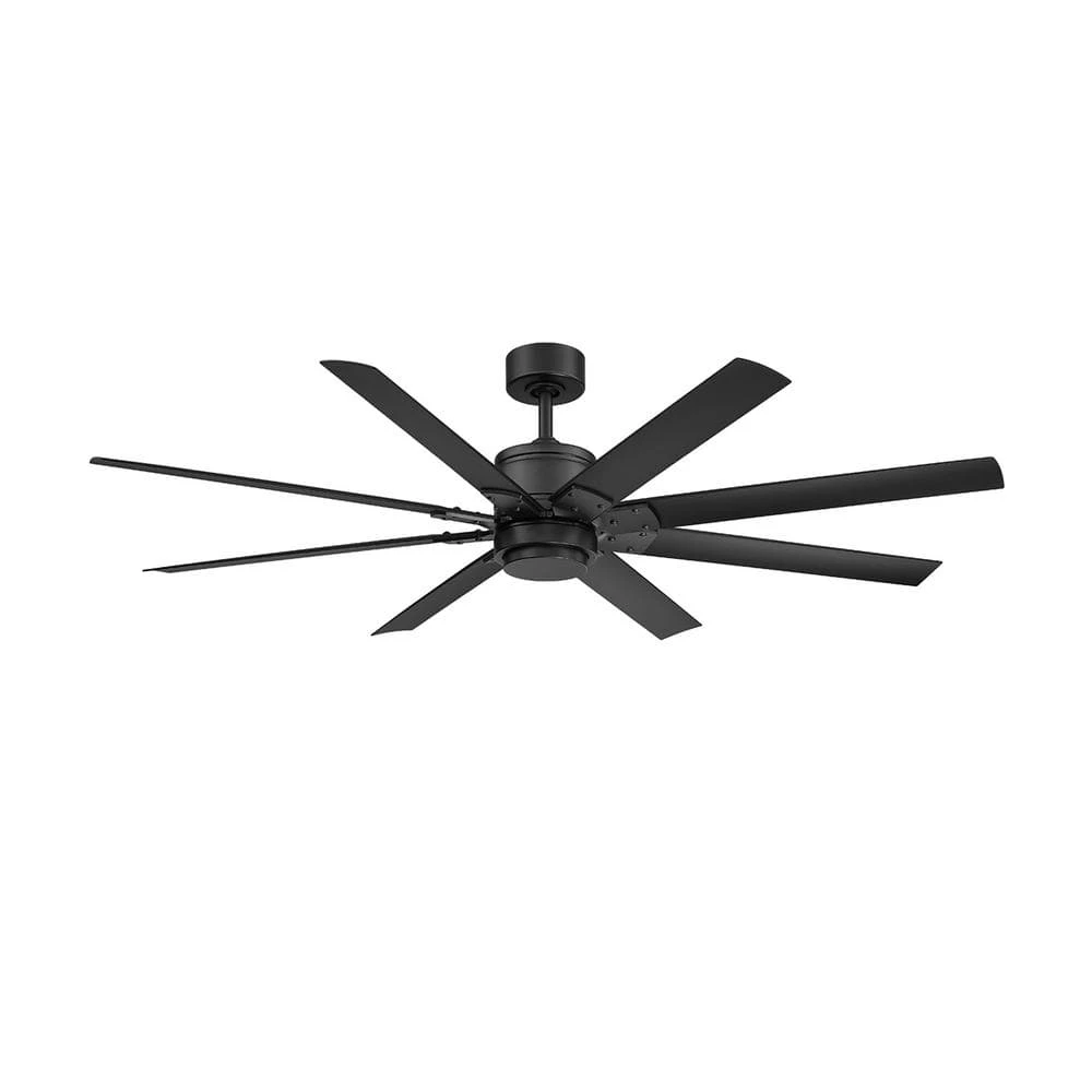Renegade 52 in. Integrated LED Indoor/Outdoor Matte Black 8-Blade Smart Ceiling Fan with Light Kit and Remote Control by Modern Forms 3 Renegade 52 in. Integrated LED Indoor/Outdoor Matte Black 8-Blade Smart Ceiling Fan with Light Kit and Remote Control by Modern Forms