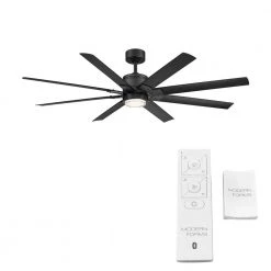 Renegade 52 in. Integrated LED Indoor/Outdoor Matte Black 8-Blade Smart Ceiling Fan with Light Kit and Remote Control by Modern Forms 15 Renegade 52 in. Integrated LED Indoor/Outdoor Matte Black 8-Blade Smart Ceiling Fan with Light Kit and Remote Control by Modern Forms -Spitzer Sales Store matte black modern forms ceiling fans with lights fr w2001 52l mb c3 1000