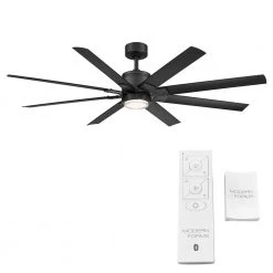 Renegade 66 in. Integrated LED Indoor/Outdoor Matte Black 8-Blade Smart Ceiling Fan with Light Kit and Remote by Modern Forms 13 Renegade 66 in. Integrated LED Indoor/Outdoor Matte Black 8-Blade Smart Ceiling Fan with Light Kit and Remote by Modern Forms -Spitzer Sales Store matte black modern forms ceiling fans with lights fr w2001 66l mb c3 1000