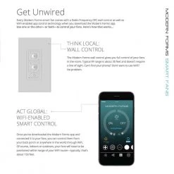 Slim 52 in. Integrated LED Indoor/Outdoor Matte Black 3-Blade Smart Ceiling Fan with Light Kit and Remote Control by Modern Forms 15 Slim 52 in. Integrated LED Indoor/Outdoor Matte Black 3-Blade Smart Ceiling Fan with Light Kit and Remote Control by Modern Forms -Spitzer Sales Store matte black modern forms ceiling fans with lights fr w2003 52l mb 1f 1000