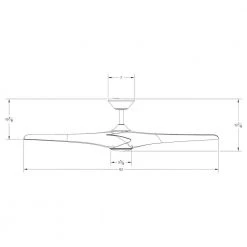 Zephyr 62 in. Indoor/Outdoor Matte Black 3-Blade Smart Ceiling Fan with LED Light Kit and Remote Control by Modern Forms 14 Zephyr 62 in. Indoor/Outdoor Matte Black 3-Blade Smart Ceiling Fan with LED Light Kit and Remote Control by Modern Forms -Spitzer Sales Store matte black modern forms ceiling fans with lights fr w2006 62l mb 66 1000