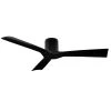 Aviator Indoor/Outdoor 3-Blade Smart Flush Mount Ceiling Fan 54 in. Matte Black LED Light Kit Adaptable with Remote by Modern Forms 2 Aviator Indoor/Outdoor 3-Blade Smart Flush Mount Ceiling Fan 54 in. Matte Black LED Light Kit Adaptable with Remote by Modern Forms -Spitzer Sales Store matte black modern forms ceiling fans without lights fh w1811 54 mb 64 1000