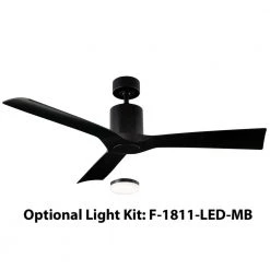 Aviator Indoor/Outdoor 3-Blade Smart Downrod Ceiling Fan 54 in. Matte Black LED Light Kit Adaptable with Remote by Modern Forms 14 Aviator Indoor/Outdoor 3-Blade Smart Downrod Ceiling Fan 54 in. Matte Black LED Light Kit Adaptable with Remote by Modern Forms -Spitzer Sales Store matte black modern forms ceiling fans without lights fr w1811 54 mb 1f 1000