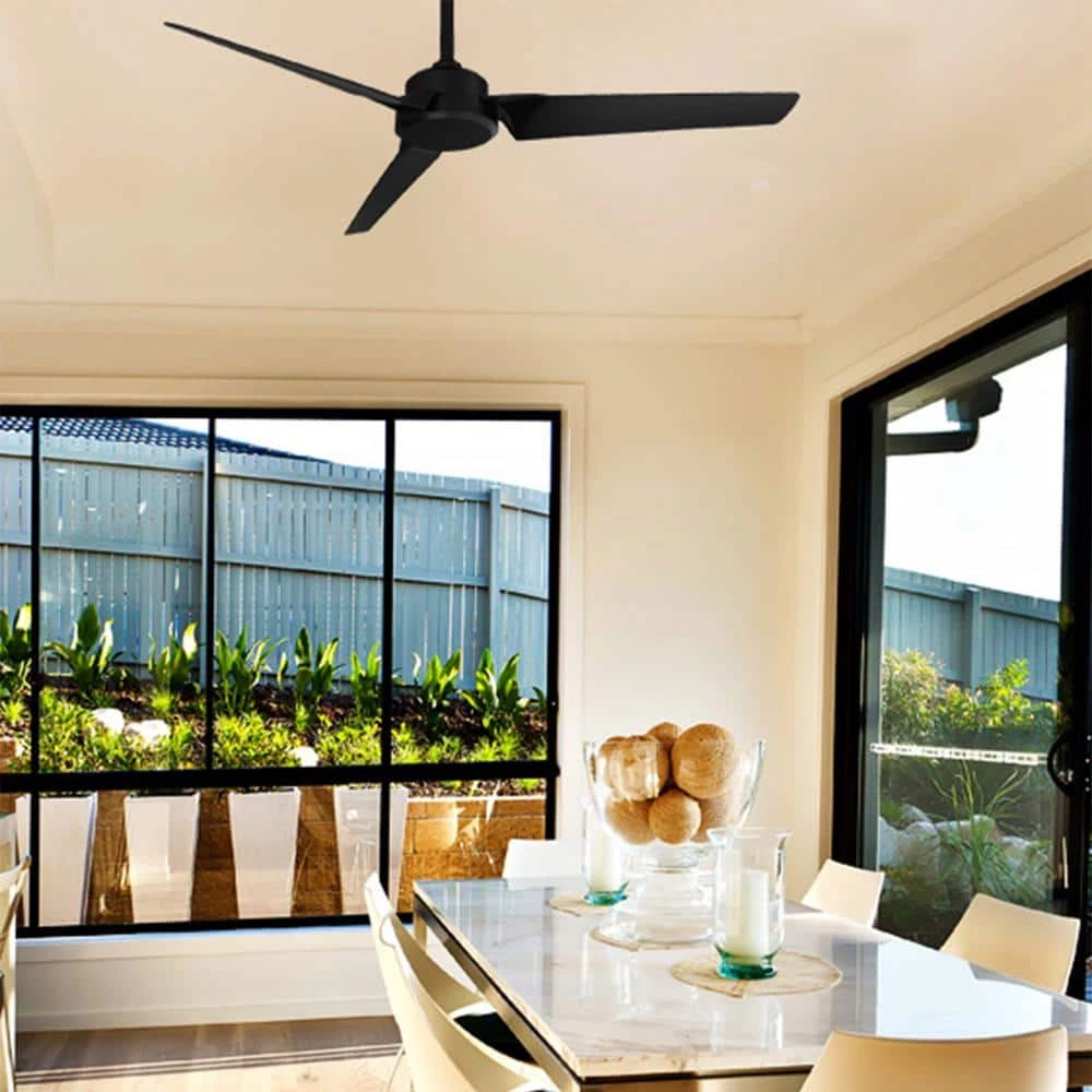 Roboto 52 in. Indoor/Outdoor Matte Black 3-Blade Smart Ceiling Fan with Remote Control by Modern Forms 10 Roboto 52 in. Indoor/Outdoor Matte Black 3-Blade Smart Ceiling Fan with Remote Control by Modern Forms - Image 8