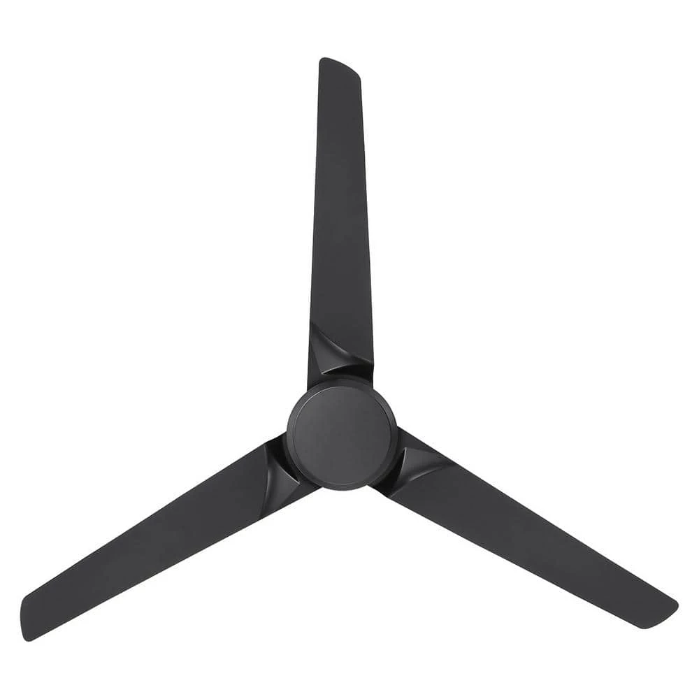 Roboto 52 in. Indoor/Outdoor Matte Black 3-Blade Smart Ceiling Fan with Remote Control by Modern Forms 5 Roboto 52 in. Indoor/Outdoor Matte Black 3-Blade Smart Ceiling Fan with Remote Control by Modern Forms - Image 3