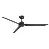 Roboto 62 in. Indoor/Outdoor Matte Black 3-Blade Smart Ceiling Fan with Remote Control by Modern Forms 2 Roboto 62 in. Indoor/Outdoor Matte Black 3-Blade Smart Ceiling Fan with Remote Control by Modern Forms -Spitzer Sales Store matte black modern forms ceiling fans without lights fr w1910 62 mb 64 1000