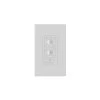 6 Speed Ceiling Fan Wall Control with Single Pole Wallplate in White by Modern Forms 2 6 Speed Ceiling Fan Wall Control with Single Pole Wallplate in White by Modern Forms -Spitzer Sales Store modern forms ceiling fan switches f wc wt 64 1000