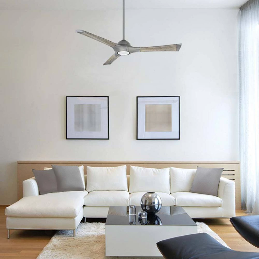 Woody 60 in. LED Indoor/Outdoor Oil Rubbed Bronze 3-Blade Smart Ceiling Fan with 3000K Light Kit and Wall Control by Modern Forms 11 Woody 60 in. LED Indoor/Outdoor Oil Rubbed Bronze 3-Blade Smart Ceiling Fan with 3000K Light Kit and Wall Control by Modern Forms - Image 9