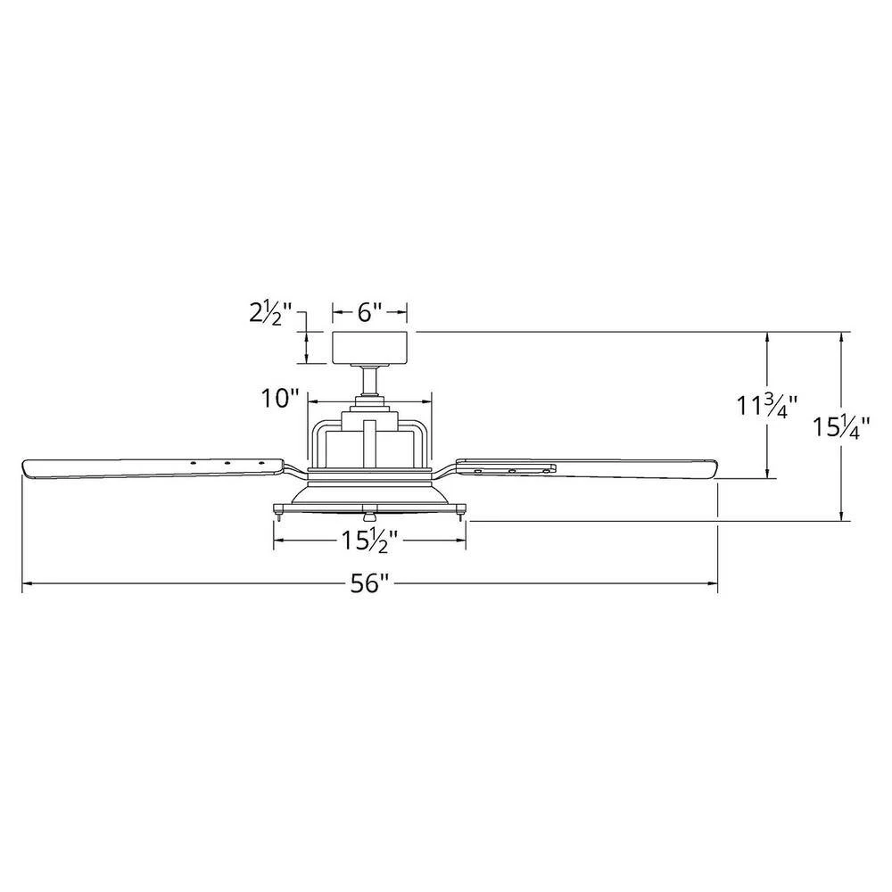 Nautilus 56 in. LED Indoor/Outdoor Oil Rubbed Bronze 4-Blade Smart Ceiling Fan with 3000K Light Kit and Wall Control by Modern Forms 4 Nautilus 56 in. LED Indoor/Outdoor Oil Rubbed Bronze 4-Blade Smart Ceiling Fan with 3000K Light Kit and Wall Control by Modern Forms - Image 2