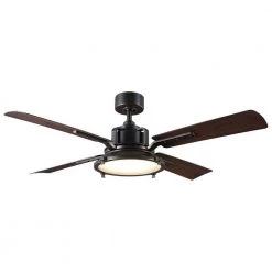 Nautilus 56 in. LED Indoor/Outdoor Oil Rubbed Bronze 4-Blade Smart Ceiling Fan with 3000K Light Kit and Wall Control by Modern Forms 12 Nautilus 56 in. LED Indoor/Outdoor Oil Rubbed Bronze 4-Blade Smart Ceiling Fan with 3000K Light Kit and Wall Control by Modern Forms -Spitzer Sales Store oil rubbed bronze w 3000k led modern forms ceiling fans with lights fr w181856lobdw c3 1000