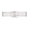 18 in. 2-Light Polished Nickel Vanity Light with Clear Ribbed Glass Shade by Cordelia Lighting 2 18 in. 2-Light Polished Nickel Vanity Light with Clear Ribbed Glass Shade by Cordelia Lighting -Spitzer Sales Store polished nickel cordelia lighting vanity lighting 2631 326 64 1000