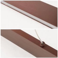 15-Watt Integrated LED 39.7 in. D Rose Gold Pendant with Hardware Shade by Magic Home -Spitzer Sales Store rose gold magic home chandeliers 637 6826 1p b 44 1000