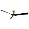 Torque 58 in. 3-Blade Smart Satin Brass/Black Ceiling Fan with Remote Control by Modern Forms 2 Torque 58 in. 3-Blade Smart Satin Brass/Black Ceiling Fan with Remote Control by Modern Forms -Spitzer Sales Store soft brass matte black modern forms ceiling fans without lights fr w2204 58 sb mb 64 1000