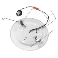 7.5 in. Trim 3000K 40-Watt Equivalence Disk Light J-Box or Recessed Can Mounted (4-Pack) by Spitzer -Spitzer Sales Store spitzer recessed lighting trims 411901 4f 1000