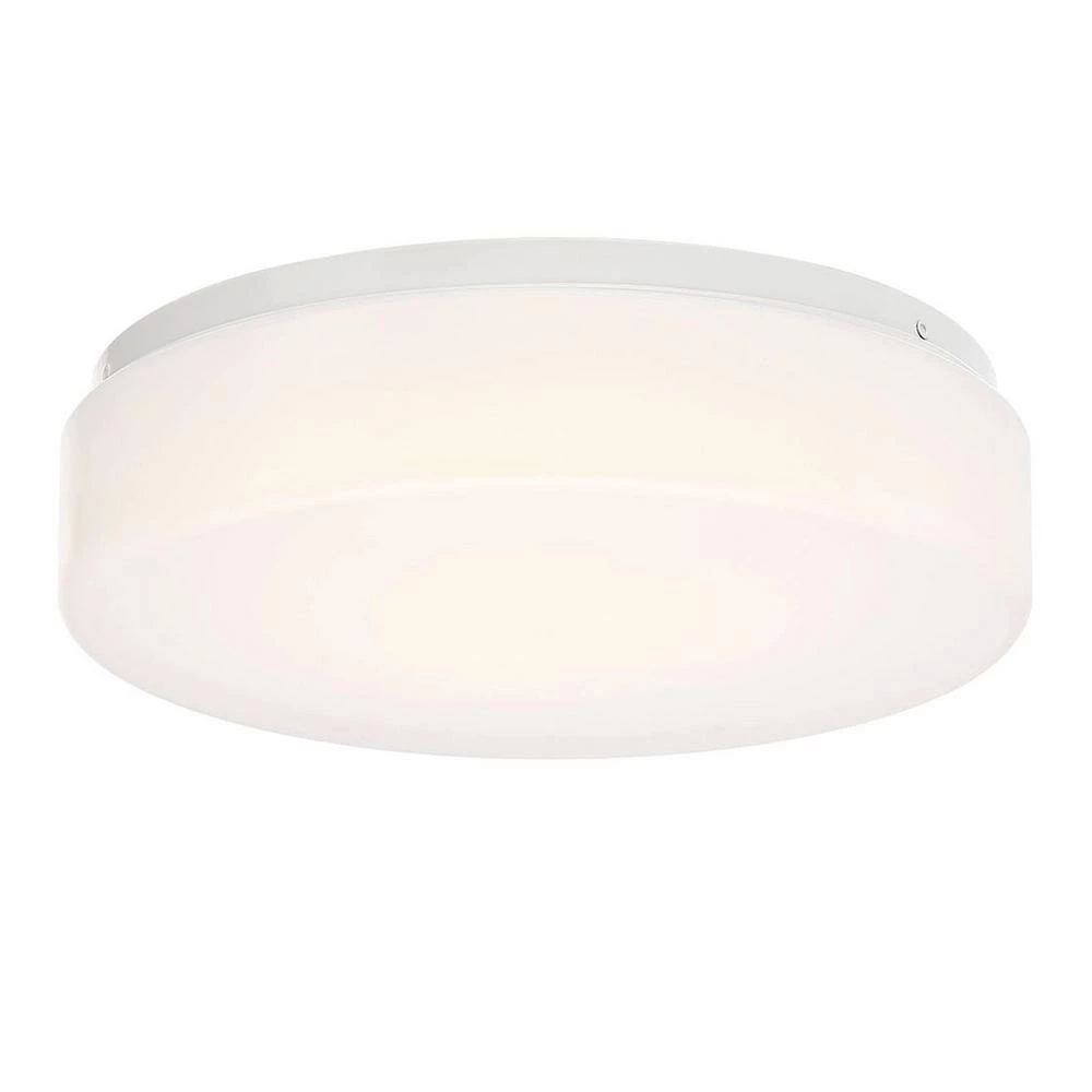Cloud 11 in. 1-Light White Integrated LED Puff Semi-Flush Mount by Cordelia Lighting 3 Cloud 11 in. 1-Light White Integrated LED Puff Semi-Flush Mount by Cordelia Lighting