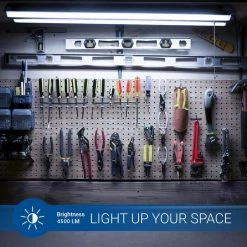 42-Watt 4 ft. white Linkable Integrated LED Shop Light by Spitzer 12 42-Watt 4 ft. white Linkable Integrated LED Shop Light by Spitzer -Spitzer Sales Store white spitzer shop lights 407501 fa 1000