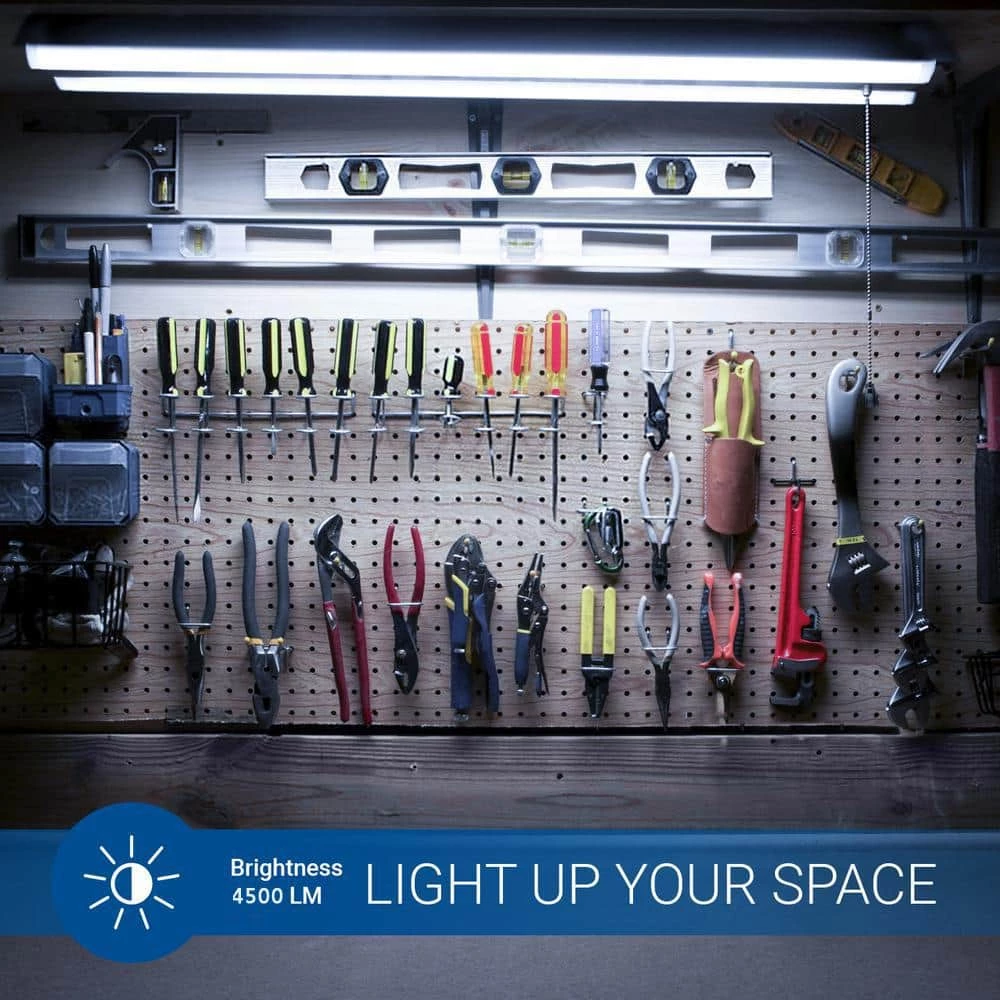 42-Watt 4 ft. white Linkable Integrated LED Shop Light by Spitzer 7 42-Watt 4 ft. white Linkable Integrated LED Shop Light by Spitzer - Image 6