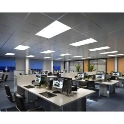 2 ft. x 4 ft. CBT LED Troffer 5000 Lumens 3000K/4000K/5000K Color Selectable with Build-in Microwave Sensor by Spitzer -Spitzer Sales Store white spitzer troffers 301901 4f 1000